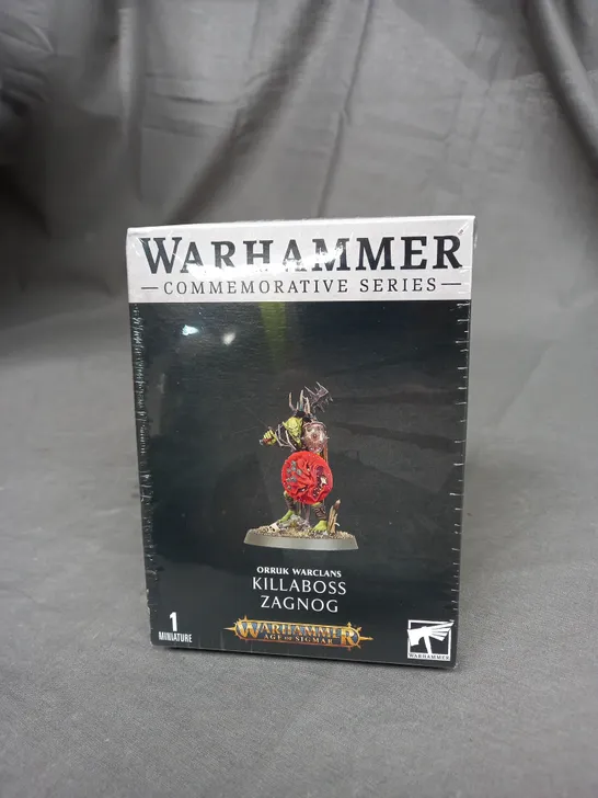 BOXED AND SEALED WARHAMMER COMMEMORATIVE SERIES - ORRUK WARCLANS - KILLABOSS ZAGNOG