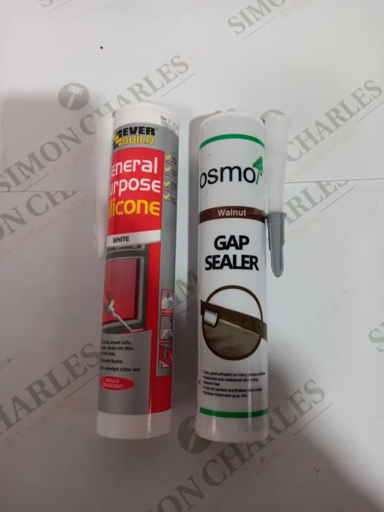 LOT OF 4 GENERAL PURPOSE SILICONE/GAP SEALER