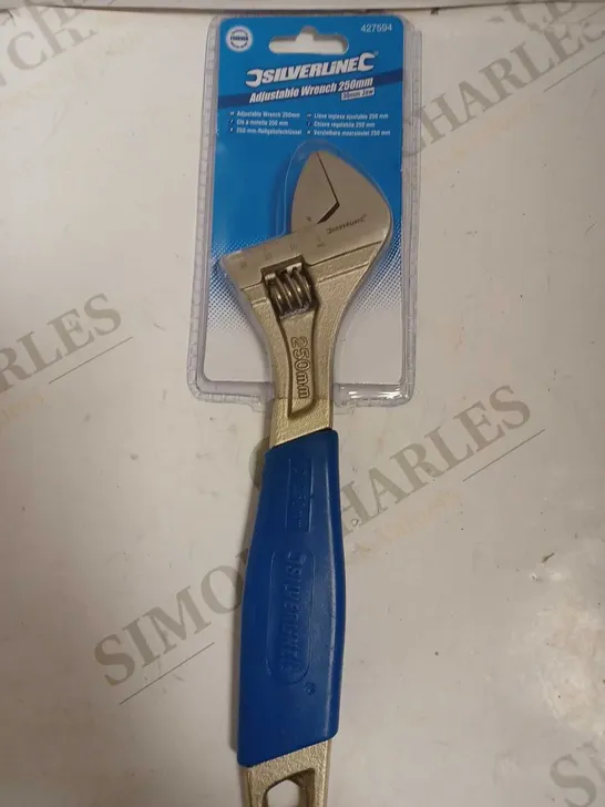 SILVERLINE ADJUSTABLE WRENCH - 250MM