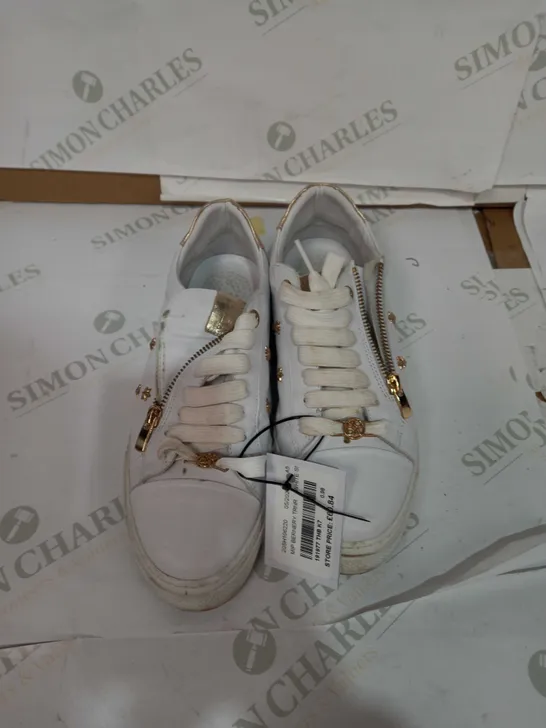 MODA IN PELLE WHITE TRAINER - SIZE EU 40