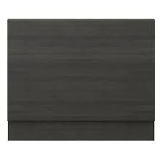 BOXED BATH END PANEL WITH PLINTH FINISH HACIENDA BLACK