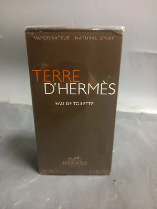 SEALED HERMES PARIS TERRE D'HERMES 100ML EAU DE TOILETTE