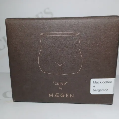 LOT OF 5 MAEGEN CURVE RANGE CANDLES - BLACK COFFEE & BERGAMOT 