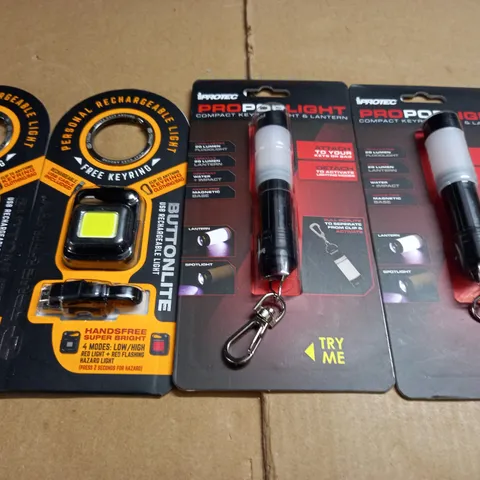 LOT OF 4 PERSONAL LIGHTS