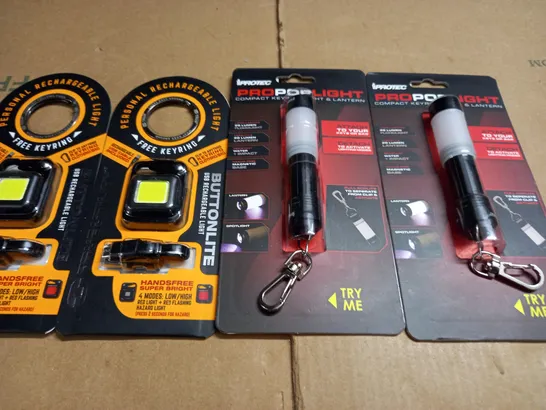LOT OF 4 PERSONAL LIGHTS