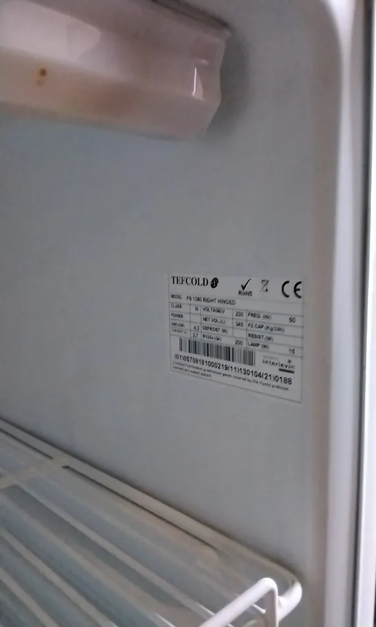 TEFCOLD FS 1380 RIGHT HINGED REFRIGERATOR 