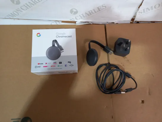 BOXED GOOGLE CHROMECAST 