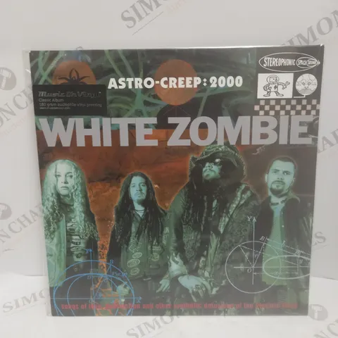 SEALED WHITE ZOMBIE ASTRO-CREEP: 2000 VINYL