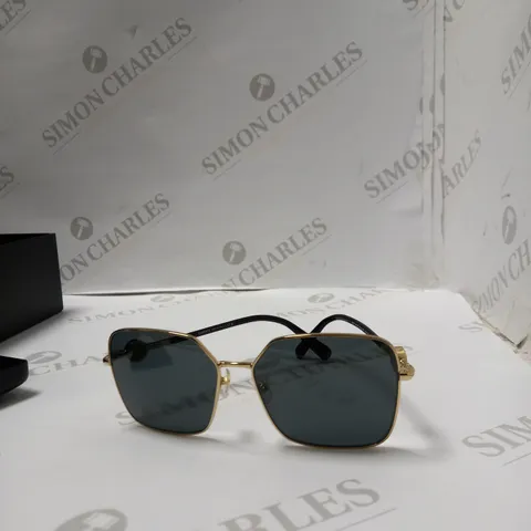 VERSACE SMALL MONO SUNGLASSES GOLD