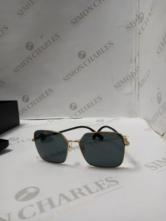 VERSACE SMALL MONO SUNGLASSES GOLD RRP £185