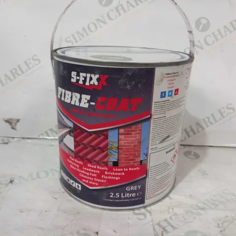 S-FIXX FIBRE COAT GREY PAINT 