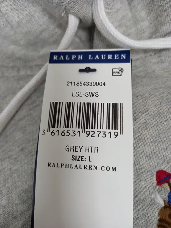 RALPH LAUREN GREY JUMPER - LARGE 