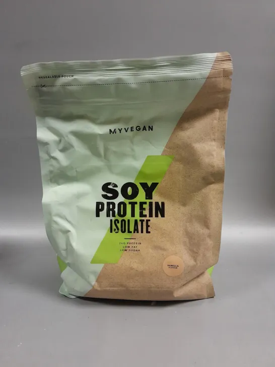 SEALED MYVEGAN SOY PROTEIN ISOLATE - 1KG VANILLA 