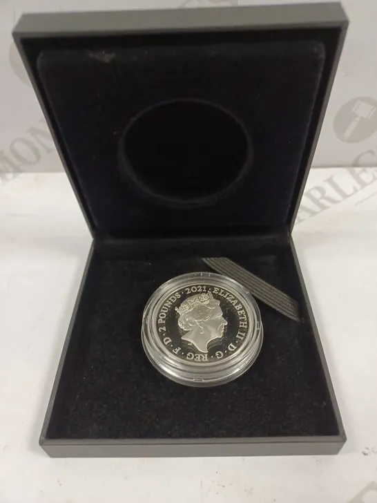 THE ROYAL MINT THE WHO 2021 UK ONE OUNCE SILVER PROOF COIN 