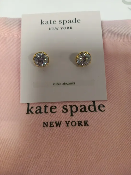 KATE SPADE THAT SPARKLE ROUND STUD EARRINGS 