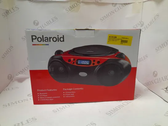 POLAROID BLUETOOTH CD BOOMBOX