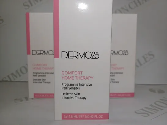 LOT OF 6 X (4X12.5ML) DERMO28 COMFORT HOME THERAPY DELICATE SKIN INTENSIVE THERAPY 