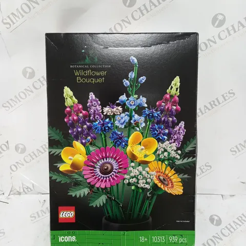 BOXED LEGO WILD FLOWER BOUQUET 10313