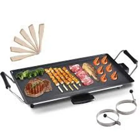 BOXED COSTWAY 48 X 27CM ELECTRIC TEPPANYAKI TABLE GRIDDLE