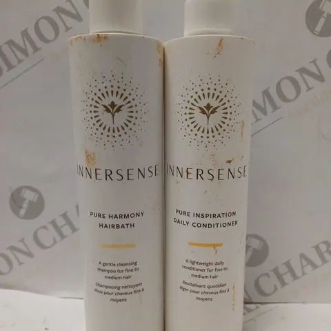 LOT OF 2 INNERSENSE PRODUCTS TO INCLUDE HAIR BATH 295ML & CONDITIONER 295ML