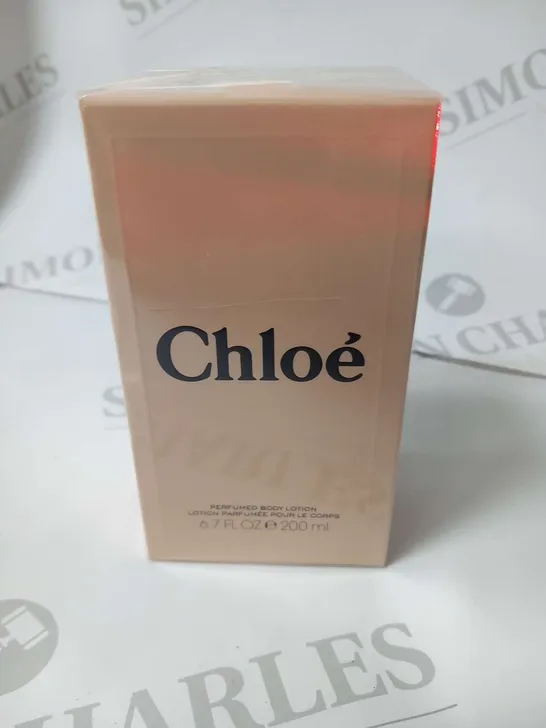 BOXED AND SEALED CHLOE PERFUMED BODY LOTION 200ML