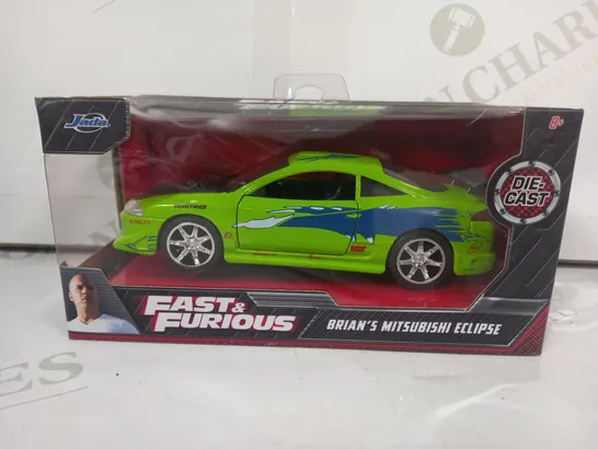 FAST & FURIOUS DIE-CAST MODEL - BRIAN'S MITSUBISHI ECLIPSE