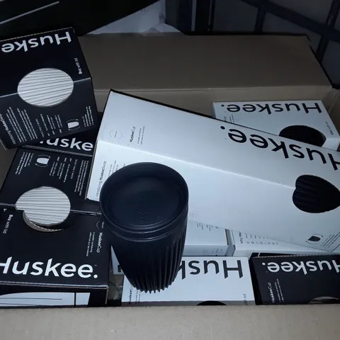 LOT OF ASSORTED BOXED HUSKEE CUPS 