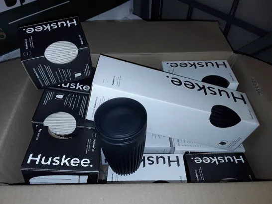 LOT OF ASSORTED BOXED HUSKEE CUPS 