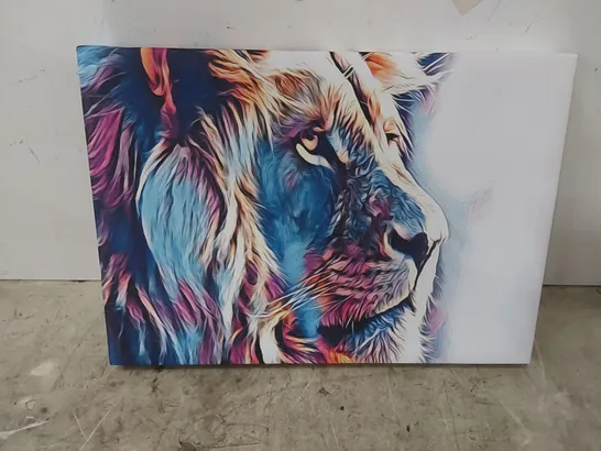 CANVAS PAINTING - COOL BLUE LION (1 ITEM)