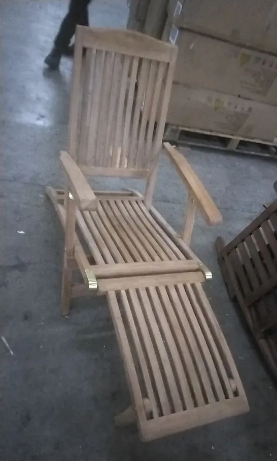 WOODEN GARDEN CHAIR