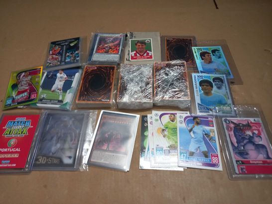 LARGE QUANTITY OF ASSORTED COLLECTORS CARDS TO INCLUDE MATCH ATTACK AND YU-GI-OH