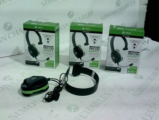 3 X TURTLE BEACH EARFORCE RECON CHAT WIRED HEADSET 