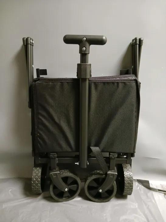 BOXED TEMU FOLDING CAMPING CART IN BLACK 