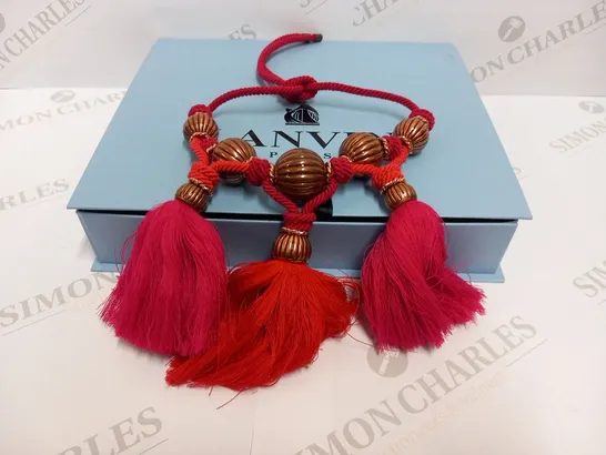 BOXED LANVIN MULTI TASSELS NECKLACE