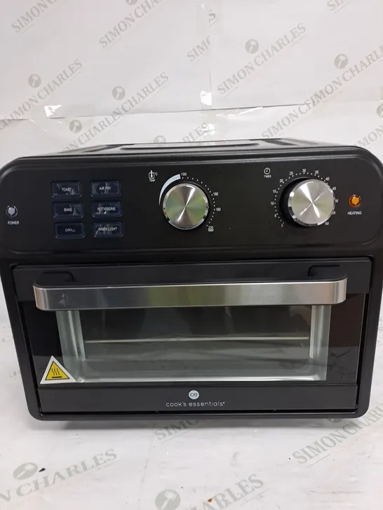 BOXED COOK'S ESSENTIAL 21-LITRE AIRFRYER OVEN IN BLACK