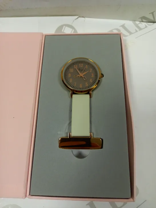 ANNIE APPLE ROSE GOLD EFFECT NURSES WATCH 