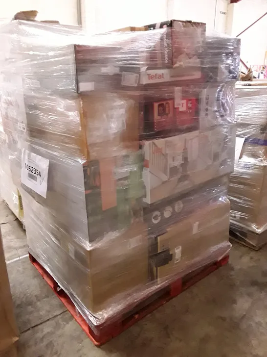 PALLET OF APPROXIMATELY 35 UNPROCESSED RAW RETURN HOUSEHOLD AND ELECTRICAL GOODS TO INCLUDE;