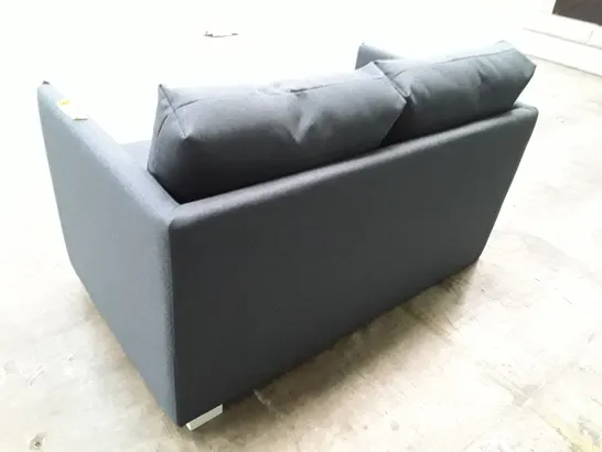 QUALITY DESIGNER HOLLANDER MADE BY ORDER SOFA BED - BLUE FABRIC