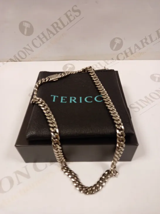 TERICCI 8MM ICED MIAMI CUBAN LINK CHAIN - WHITE GOLD