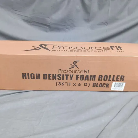 BOXED PROSOURCE FIT HIGH DENSITY FOAM ROLLER 36" X 6" BLACK