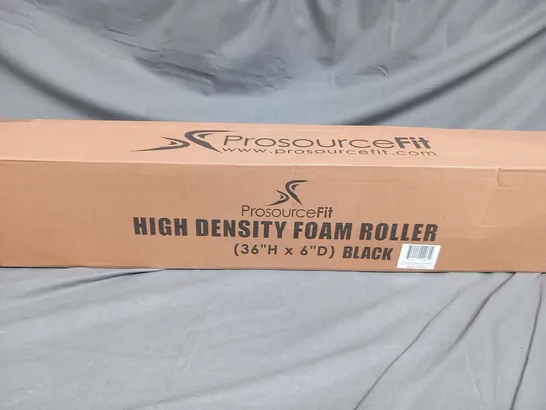 BOXED PROSOURCE FIT HIGH DENSITY FOAM ROLLER 36" X 6" BLACK