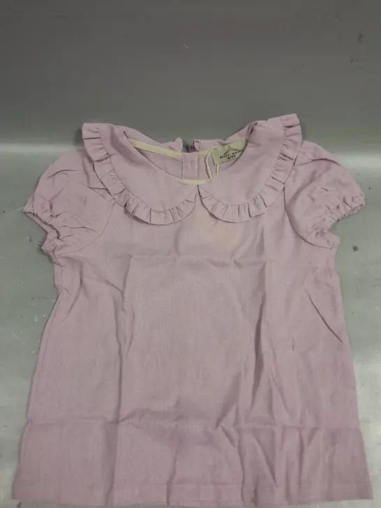 DOLLY WEARS CHILDRENS PINK SHORT SLEEVE DRESS - 6-7YRS 