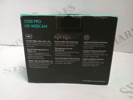 SEALED LOGITECH C920 PRO HD WEBCAM