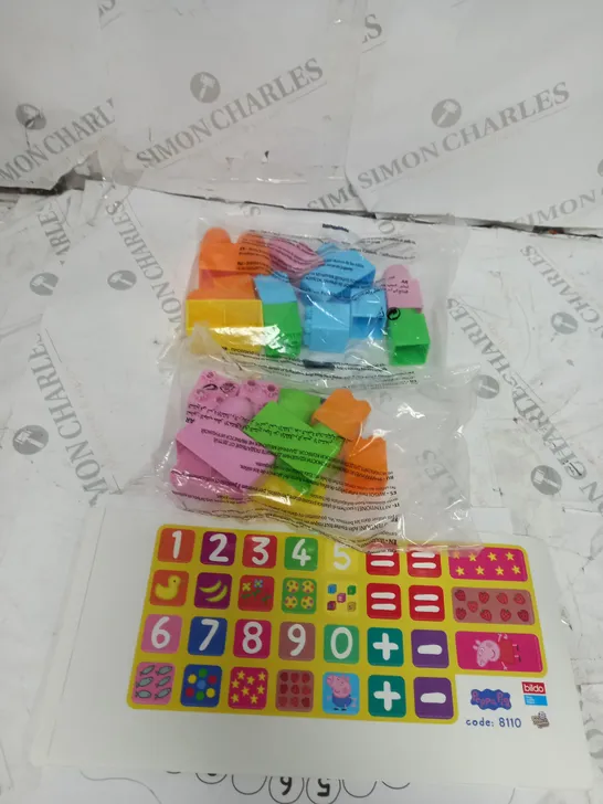 PEPPA PIG LEARN THE NUMBERS BUILDING BLOCKS