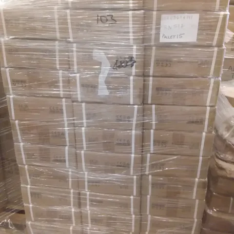 PALLET OF APPROXIMATELY 141 BOXES OF SET OF 2 INDIAN STYLE SIDEWALL POLYCOTTON FABRIC 150G/M2