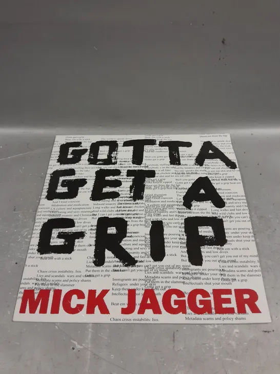 MICK JAGGER GOTTA GET A GRIP / ENGLAND LOST VINYL 