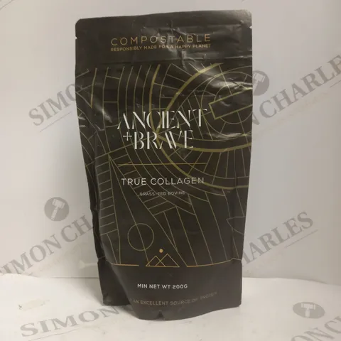 SEALED ANCIENT + BRAVE TRUE GRASS FED BOVINE COLLAGEN - 200G