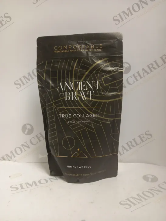 SEALED ANCIENT + BRAVE TRUE GRASS FED BOVINE COLLAGEN - 200G