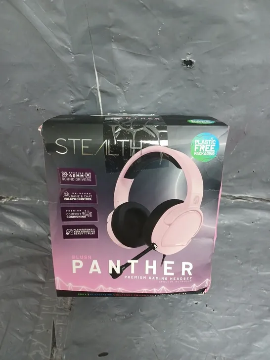 STEALTH PANTHER PERFORMANCE GAMING HEADSET FOR XBOX, PS4/PS5, SWITCH, PC - BLACK RRP £25.99