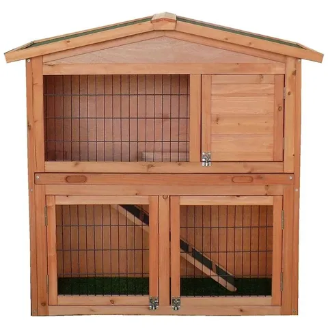 BOXED NELIGH WEATHER RESISTANT HUTCH WITH RAMP 